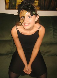 Kitty In Her Halloween Mask Teen Porn Pix
